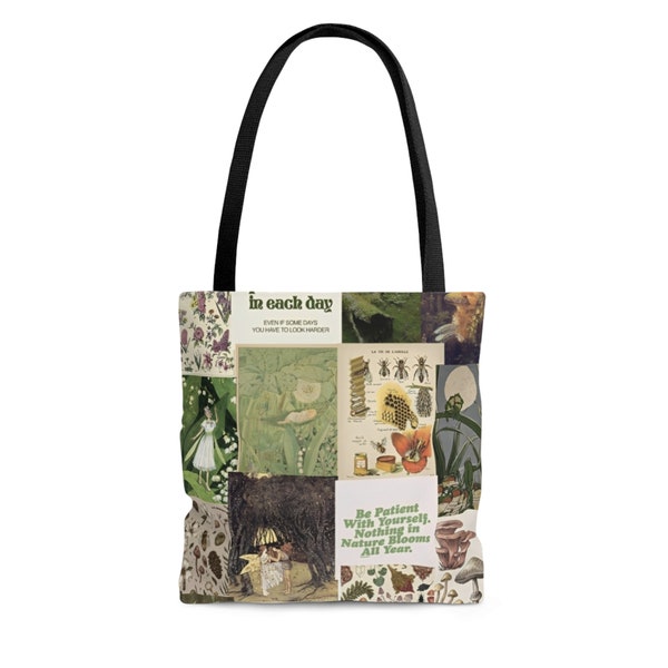 Fairytale Aesthetic Core Tote Bag| Fairytale Collage Tote Bag| Collage Tote Bag | School Messenger Bag| Tote Bag| Gift