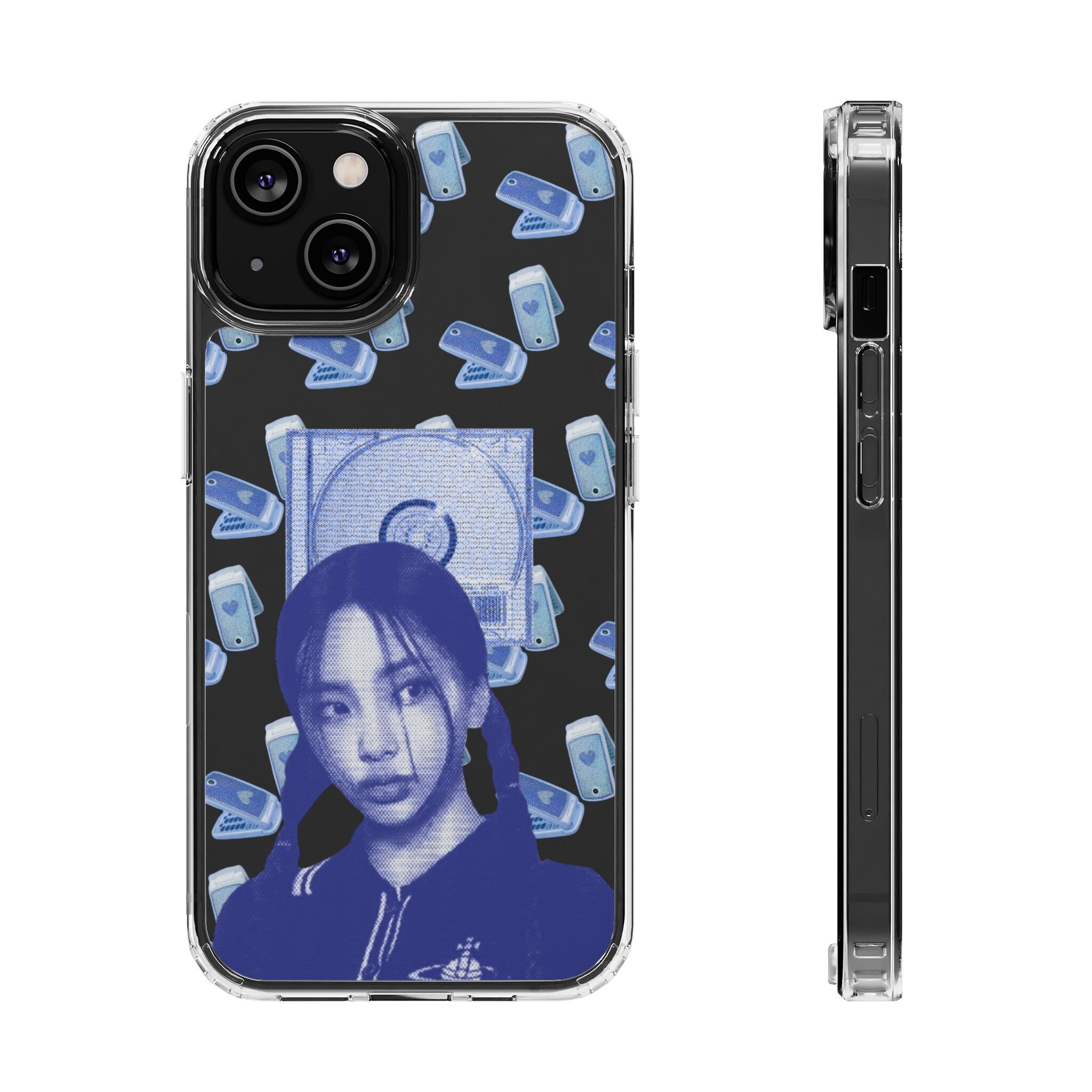 NewJeans ヘリン iPhone 15 Pro ケース - iPhoneアクセサリー