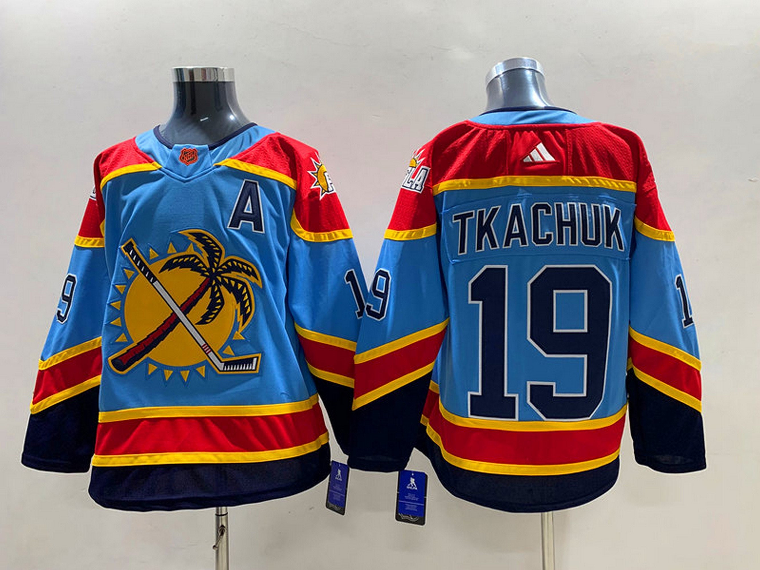 New 2023 Reverse Retro Florida Panthers Matthew Tkachuk Jersey In