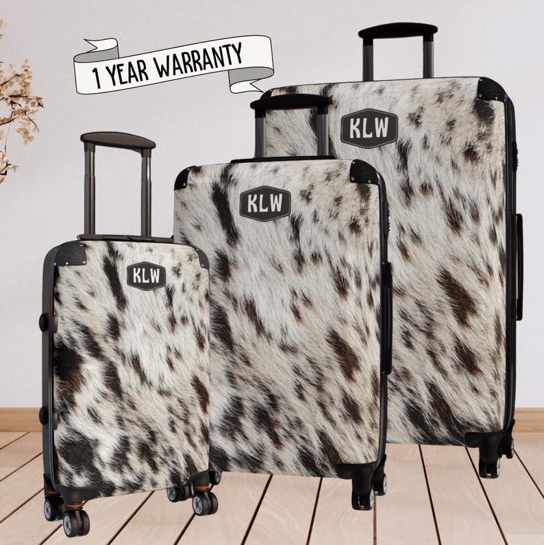 Western Suitcase Set Cowgirl Style Travel Essential Western Lifestyle Luggage Set