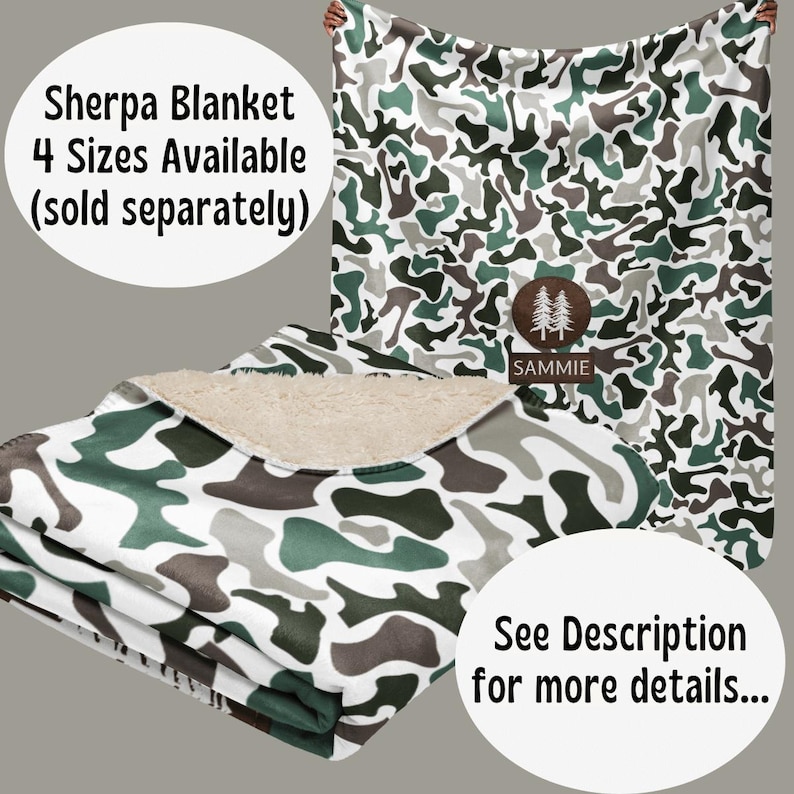 Personalized Camouflage Diaper Bag Backpack Camo Baby Bag for Men Monogram Diaper Backpack for Fathers Baby Shower Gift for New Dad Baby Boy image 15
