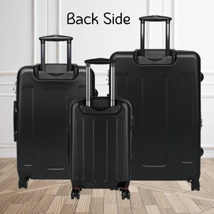 Western Suitcase Set Cowgirl Style Travel Bag Essential Western Lifestyle Luggage Set Cute Gift Ideas for Her Spinner Suitcase for Women image 7