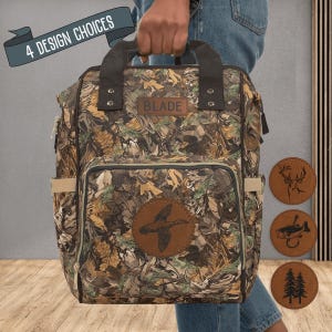 Camo Diaper Bag Backpack Camo Baby Bag Gift for New Dad Fathers Baby Shower Gift Ideas