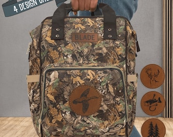 Camo Diaper Bag Backpack Camo Baby Bag Gift for New Dad Fathers Baby Shower Gift Ideas for Baby Boy Camouflage Diaper Backpack with Name