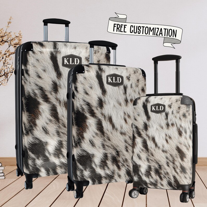 Cowgirl Style Travel Bag Essential Western Lifestyle Luggage Set Cute Gift Ideas for Her Spinner Suitcase