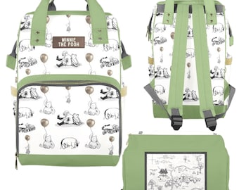 Mochila cambiador de Winnie the Pooh (pedido personalizado)