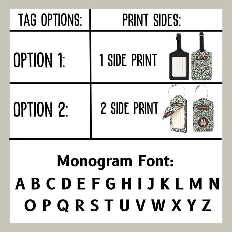 Personalized Mens Luggage Tags Camouflage Suitcase Tag Faux Leather ID Tag Gift Idea for Deer Duck Hunter Groomsmen Custom Travel Bag ID image 9