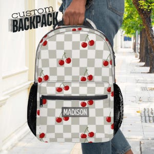 Cherry Backpack - Etsy display picture 2
