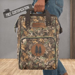Diaper Bag Backpack Camo Baby Bag Gift for New Dad Fathers Baby Shower Gift Ideas for Baby Boy Camouflage Diaper Backpack