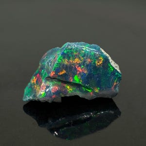 Black Uniformed Top Tier Welo Ethiopian Rough Opal