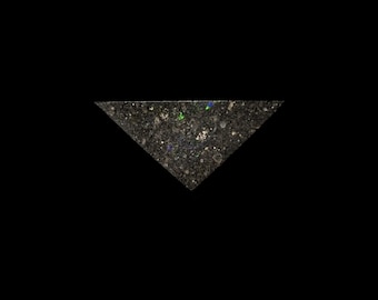 Polished Black Tablon Honduran Tri Pin Opal Stone