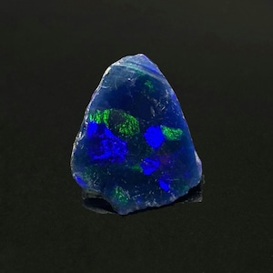 Rough Black Welo Ethiopian Flagstone Opal