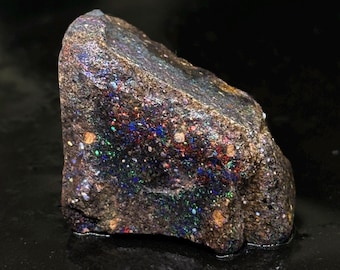 Tallador de ópalo de matriz hondureña tablón crudo inalterado con hermosos destellos de color