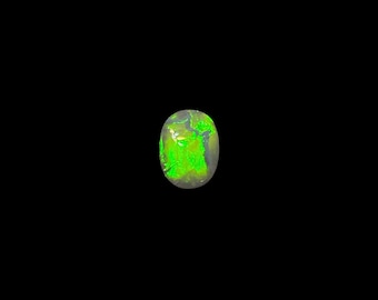 Polished Australian Lightning Ridge Color Flare Opal Stone