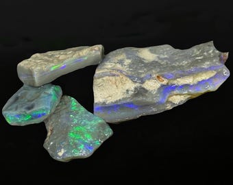 Rough Loud Australian Lightning Ridge Opal Stone Parcel
