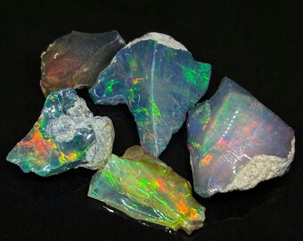 Raw Welo Ethiopian Colored Stoned Opal Rough