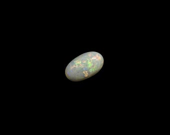 Polished Australian Lightning Ridge Flecked Opal Stone