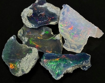 Uncut Welo Ethiopian Color Lot Opal Rough