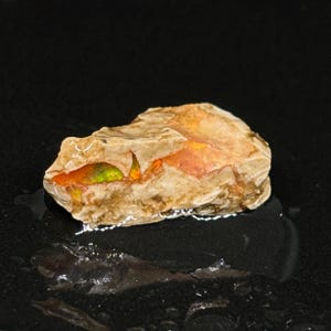 Cool Mysterious Mexican Fire Opal Specimen Collectible Showpiece