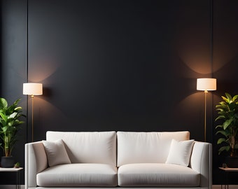 Blank Wall Mockup,Empty Wall Mockup,Wall Mockup,Living Room Wall Mockup,Modern Interior Wall Mockup,black,sofa,Blank black wall,luxury wall,