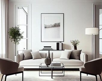 Room Mockup, Luxury Living Room Mockup, Frame Mockup, Modern Living Room, High Quality, Wall Frame Template, Wall Mockup, digital frame