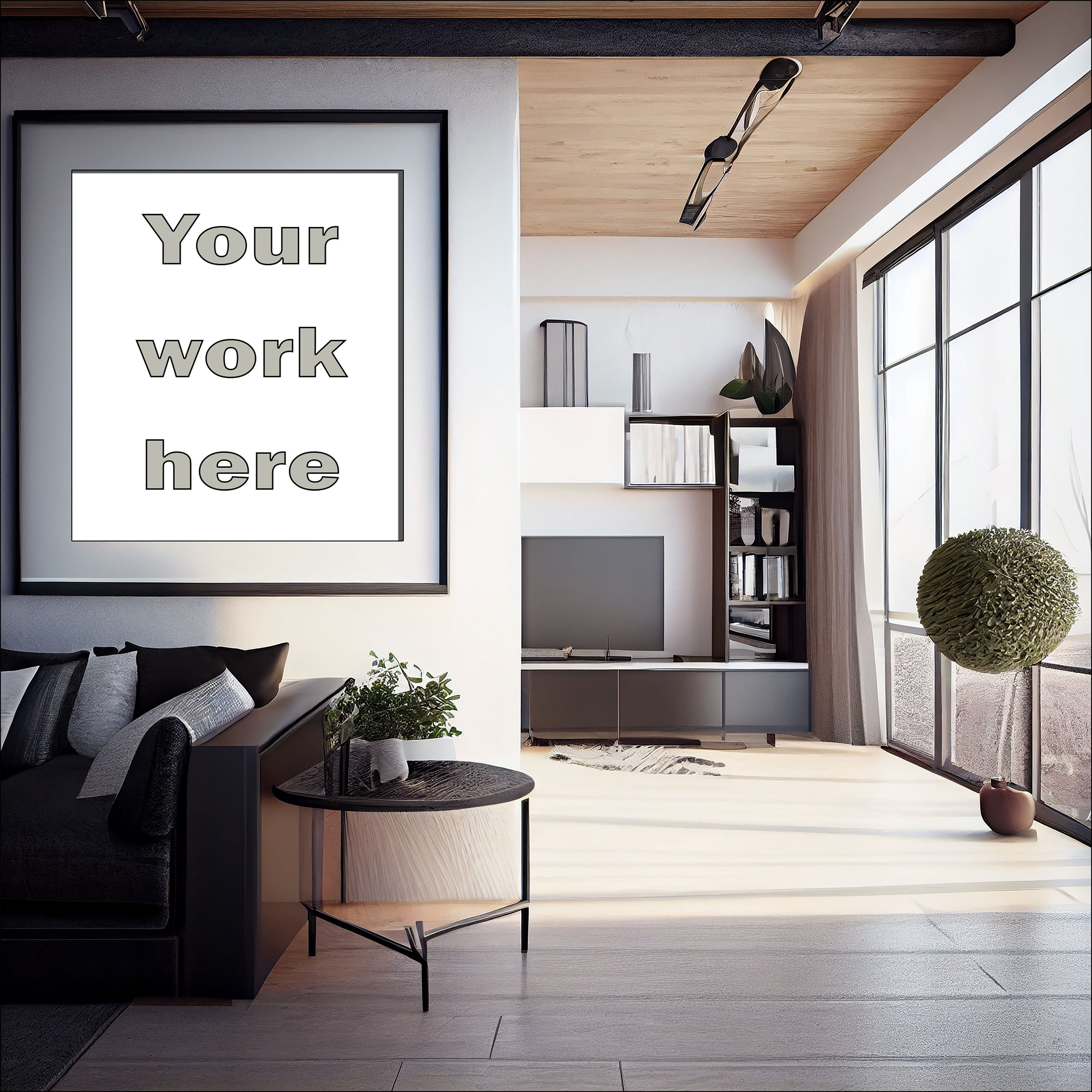 Photo inspiration: Modern Penthouse Luxury Penthouse Frame Mockup Penthouse Mockup Photo Inspiration