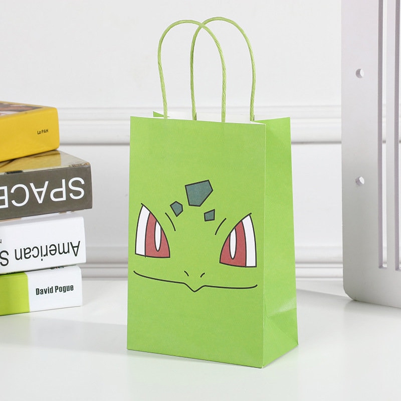 5 Pokemon Favor Bag Pokemon Gift Bag Pokemon Birthday Party Etsy