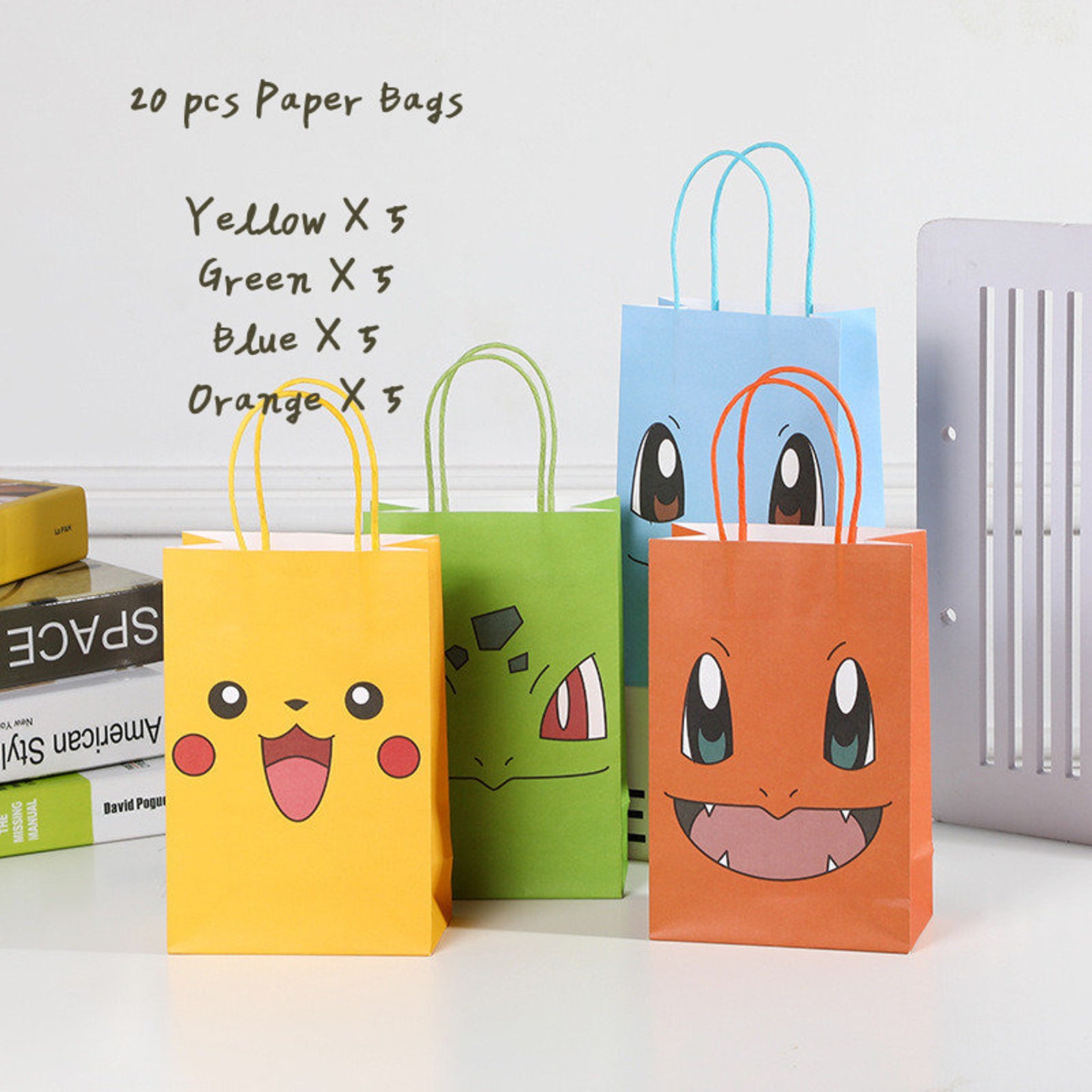 Pokemon Party Favors pokemon Birthday Goodie Etsy