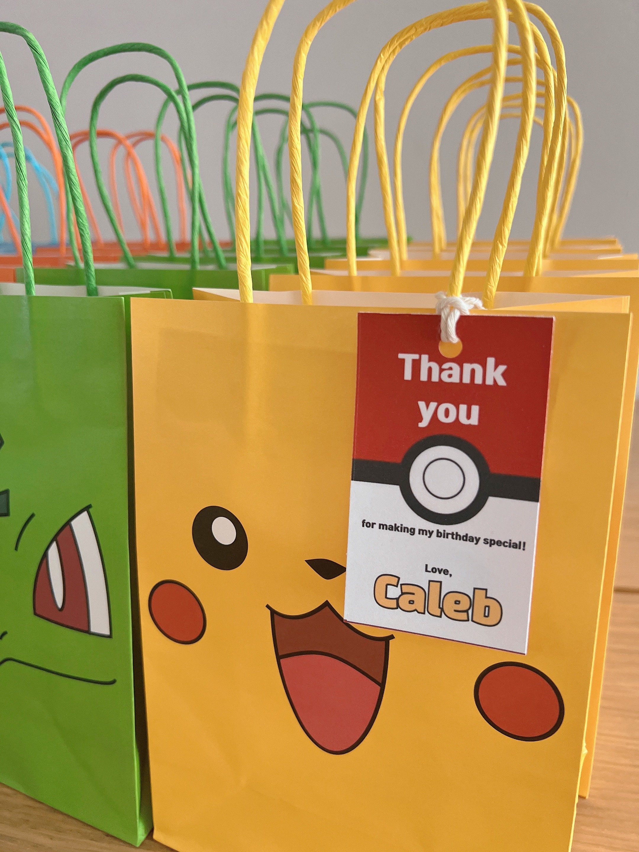 Pokemon Theme Party Favors, birthday Party Kit"-complete Goodie Bag/20  Paper Bags+20 Balls WITH Figures+20 Pens in One Box,pokemon Birthday - Etsy