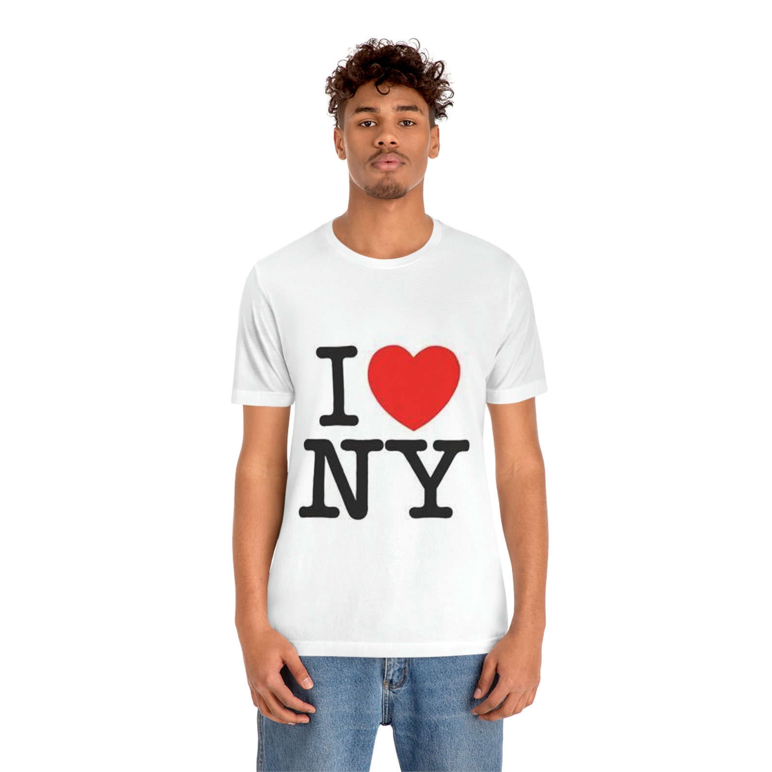 T-shirt I Love NY Noir - 100% Coton, Licence Officielle, Souvenir De New York
