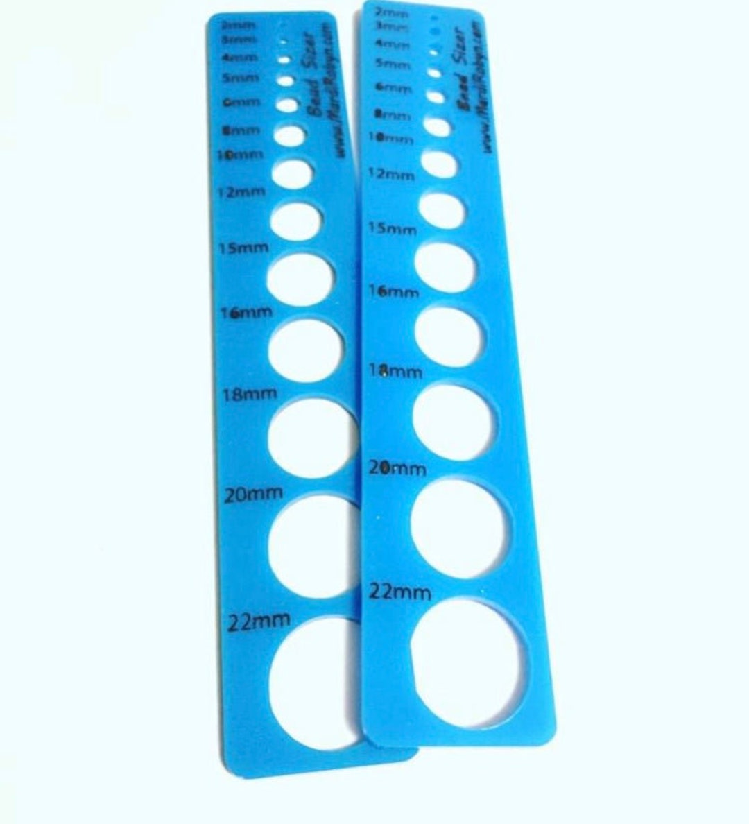 Bead Sizer Ruler Bead Measuring Tool Etsy