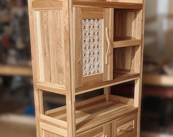 Solid wood cabinet furniture