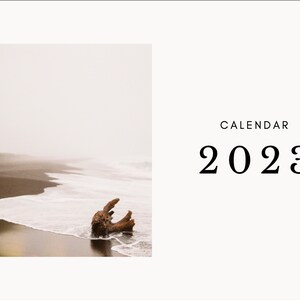 2023 Aesthetic Digital/Printable Calendar