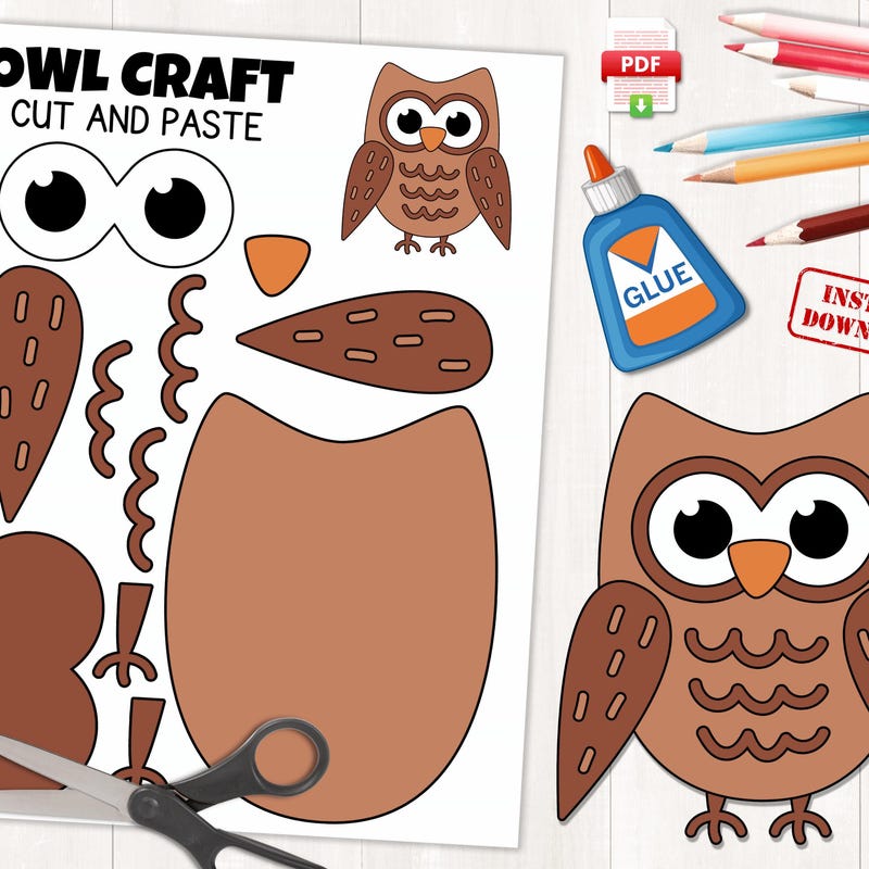 Owl Crafts - Etsy