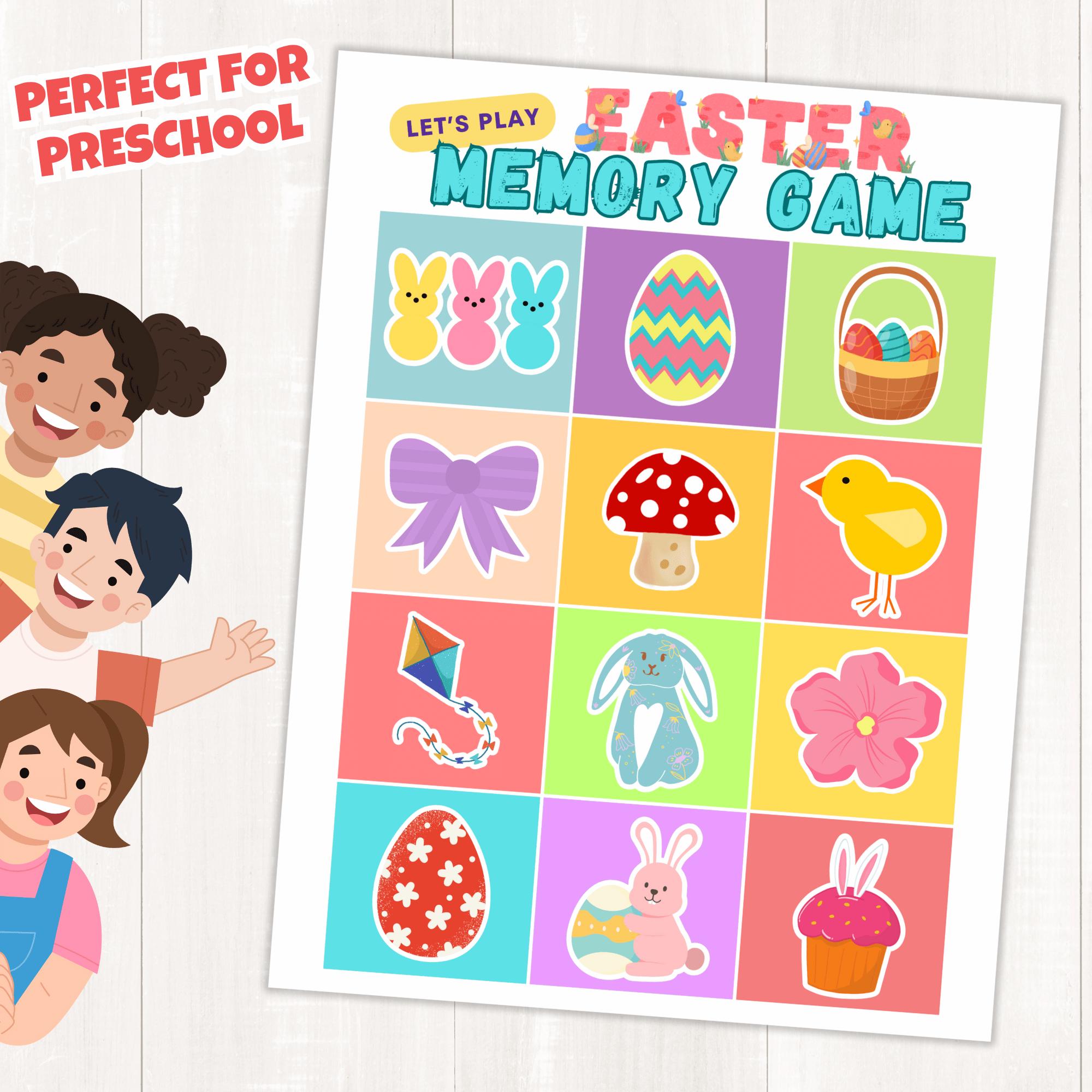 Easter Memory Game Printable | Fun Matching Activity for Kids | Spring ...