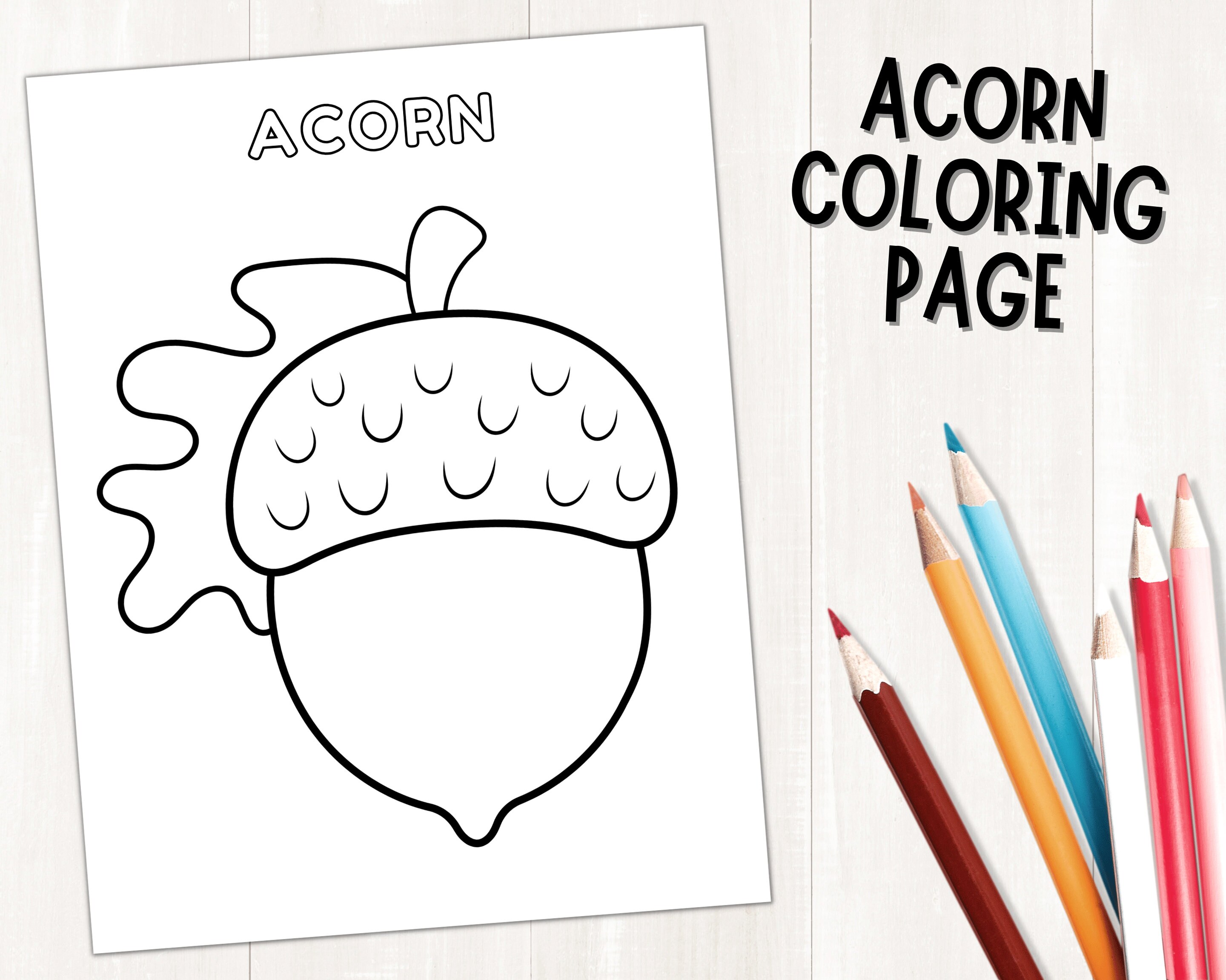 Acorn Printable Craft Acorn Craft Template for Kids Fall Activities Acorn Printable Craft Acorn Craft Template for Kids Fall Activities