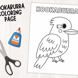 Printable Kookaburra Craft for Kids | Australian Bird Activity | Cut ...