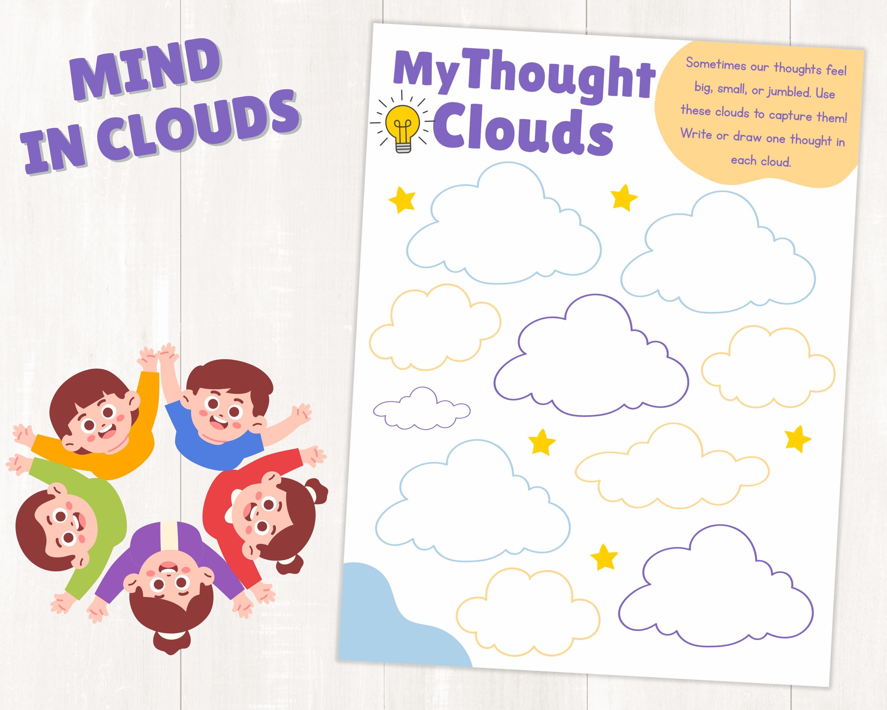 Brain Dump Planner for Kids Printable, Thought Organizer, Gratitude ...