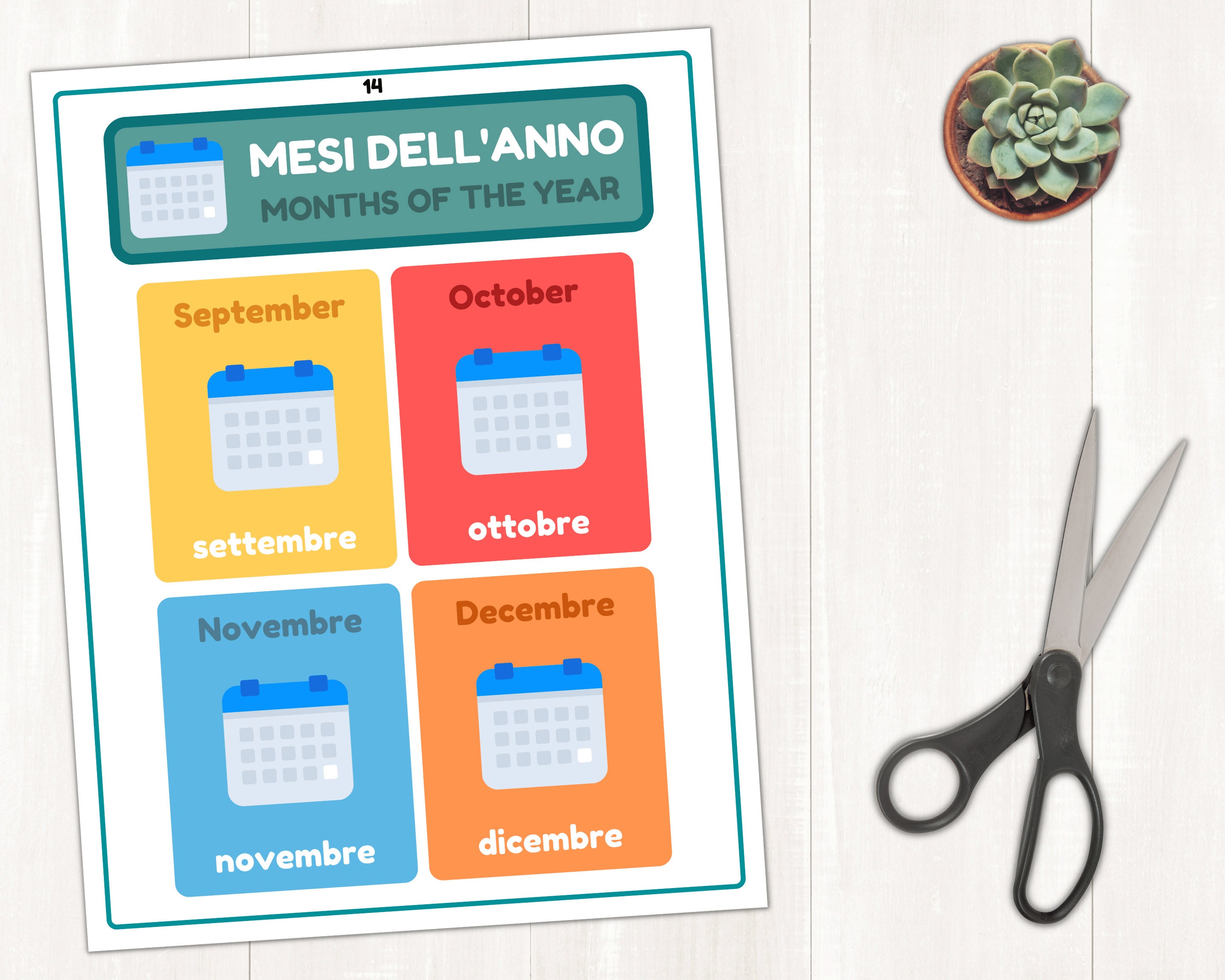 My First 100 Italian Words | Printable Italian-english Picture ...