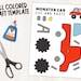 Monster Car Craft Printable Template Transportation Craft Monster Car ...