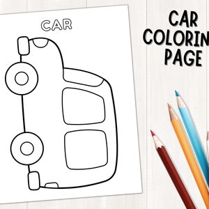 Printable Car Craft, Transportation Activities, Car Cut &amp; Paste Craft ...