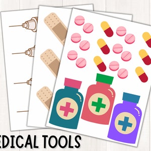 Vet Clinic Dramatic Play Printables | Veterinary Clinic Pretend Play ...