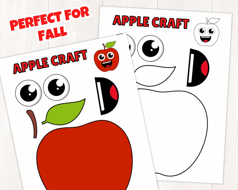 Printable Apple Activity Pack for Kids | Apple Fall Worksheets | Apple ...