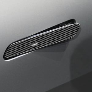 Kia EV6 | Door Handle Covers (Carbon Fiber Style) | Car Accessories | Gifts for Him | Gifts for Her