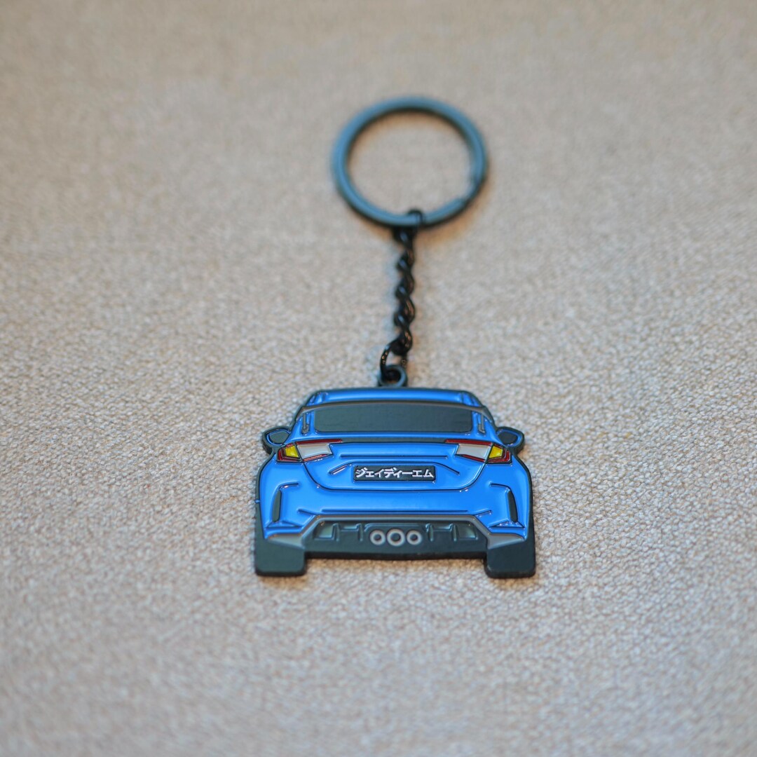 Molded Metal Keychain for Honda Civic Type R - Gift for Enthusiasts - Etsy