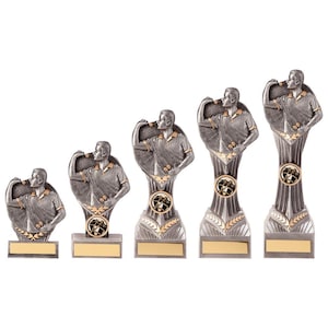 Trofeo de dardos de halcón macho de Trophy Superstore - Grabado gratuito - Varios tamaños disponibles