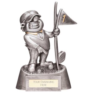 Trophy superstore goof balls nearest the pin fun golf award - free engraving - 160mm