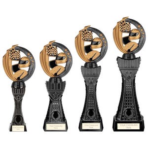 Trophy superstore renegade ii tower motorsport trophy - multiple sizes available - free engraving