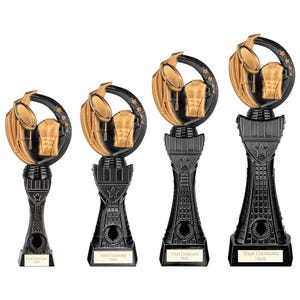 Trophy superstore renegade tower ii rugby trophy - free engraving - multiple sizes available