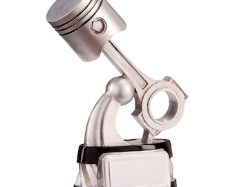 Trophy superstore resin piston motorsport trophy - free engraving - multiple sizes available